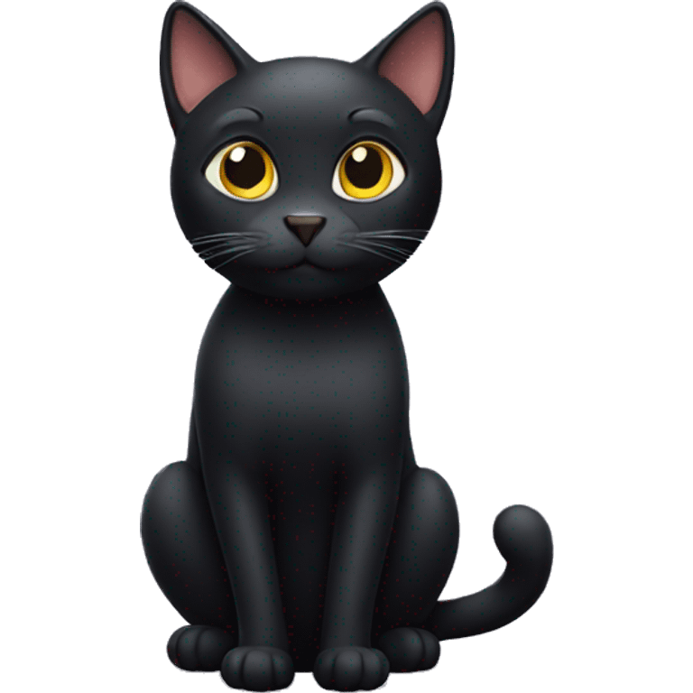 Black cat emoji