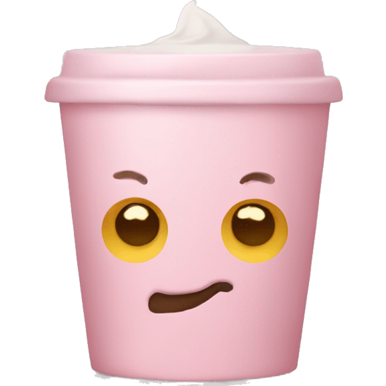 light pink coffee emoji