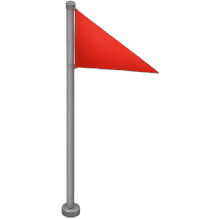 red flag triangle emoji