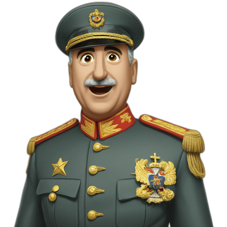 General francisco franco sacando la lengua emoji