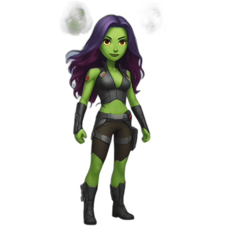 fullbody gamora marvel emoji