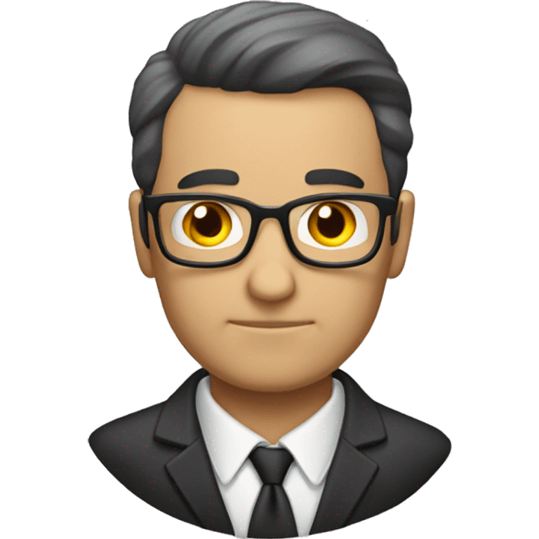 profesor cuidado personal guapo emoji