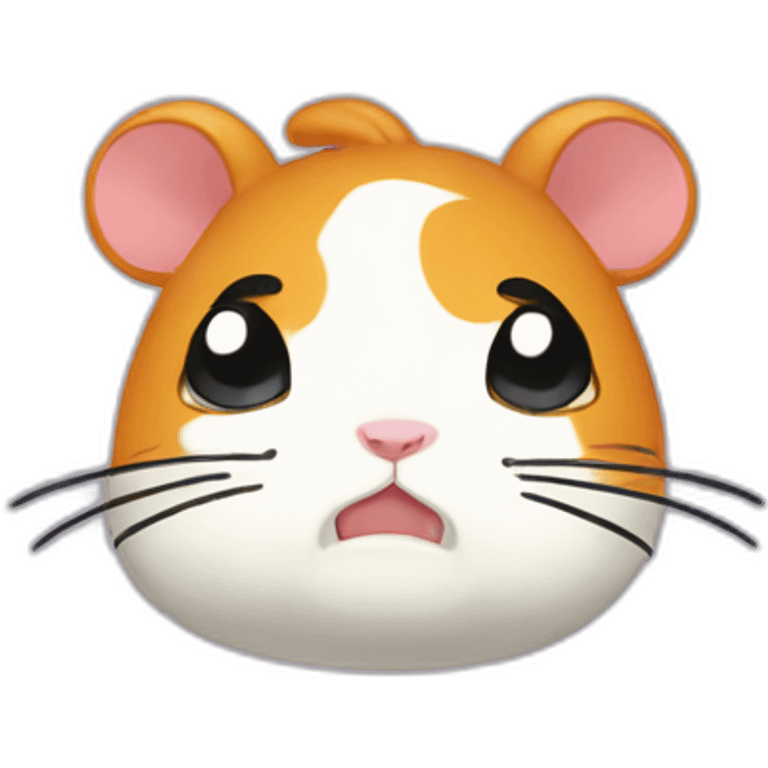 hamtaro cartoon vert angry emoji