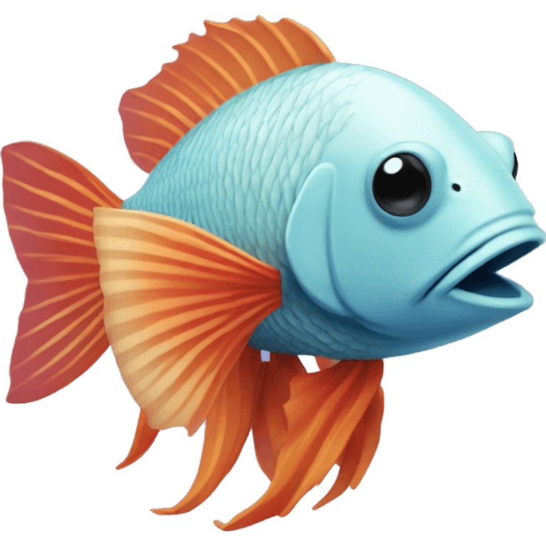 Beta Fish with technology emoji