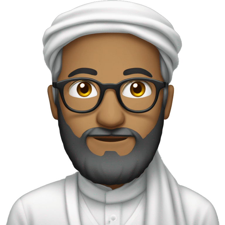 Un muslim con lentes de sol  emoji