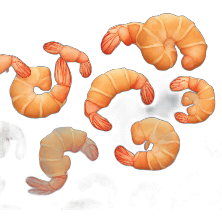 croissant-like shrimp emoji