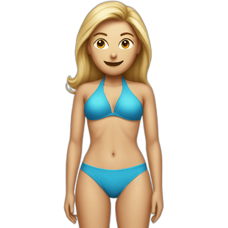 Steve jobs on a bikini emoji