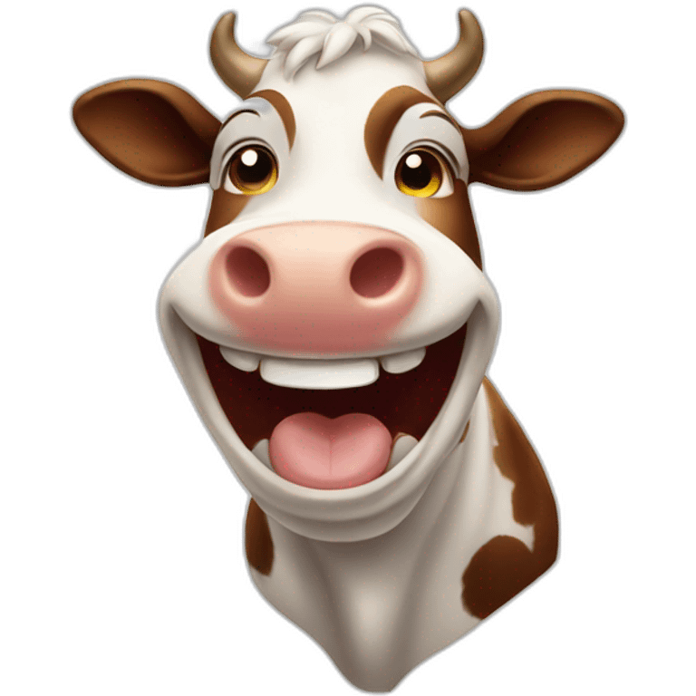 happy-cow-smile emoji