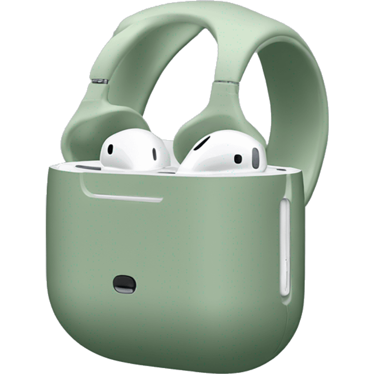 Sage color AirPods Max emoji