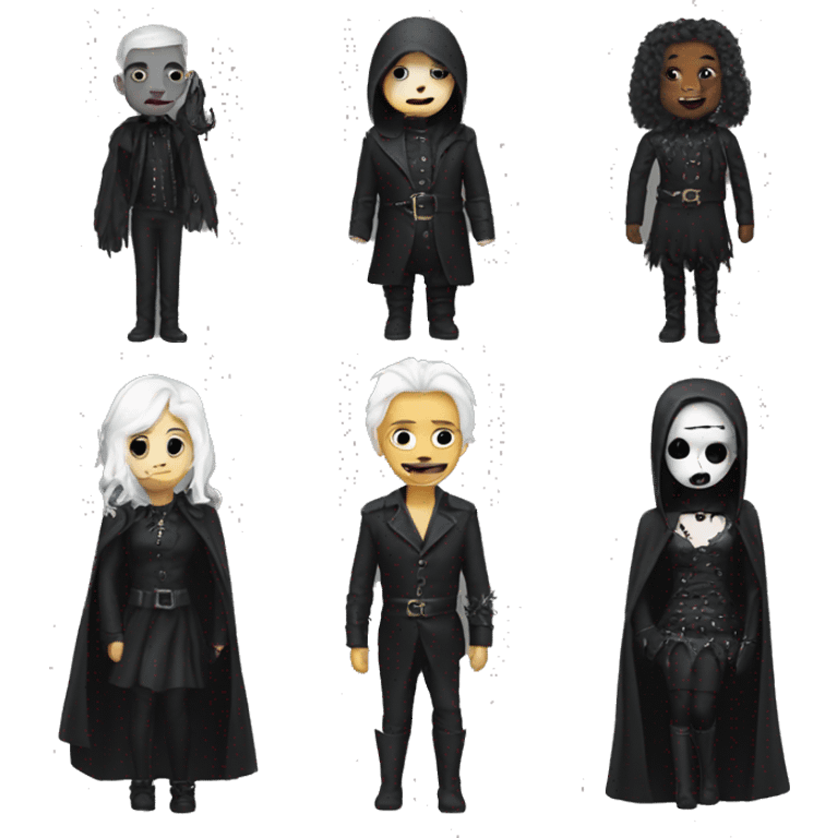 Goth Christmas  emoji