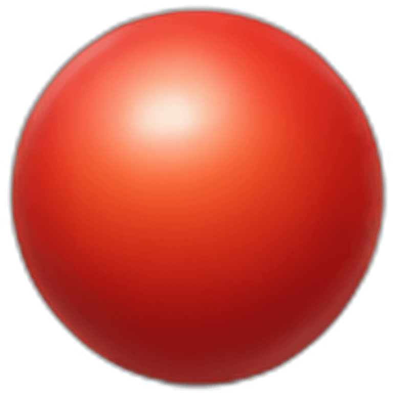 red ball emoji