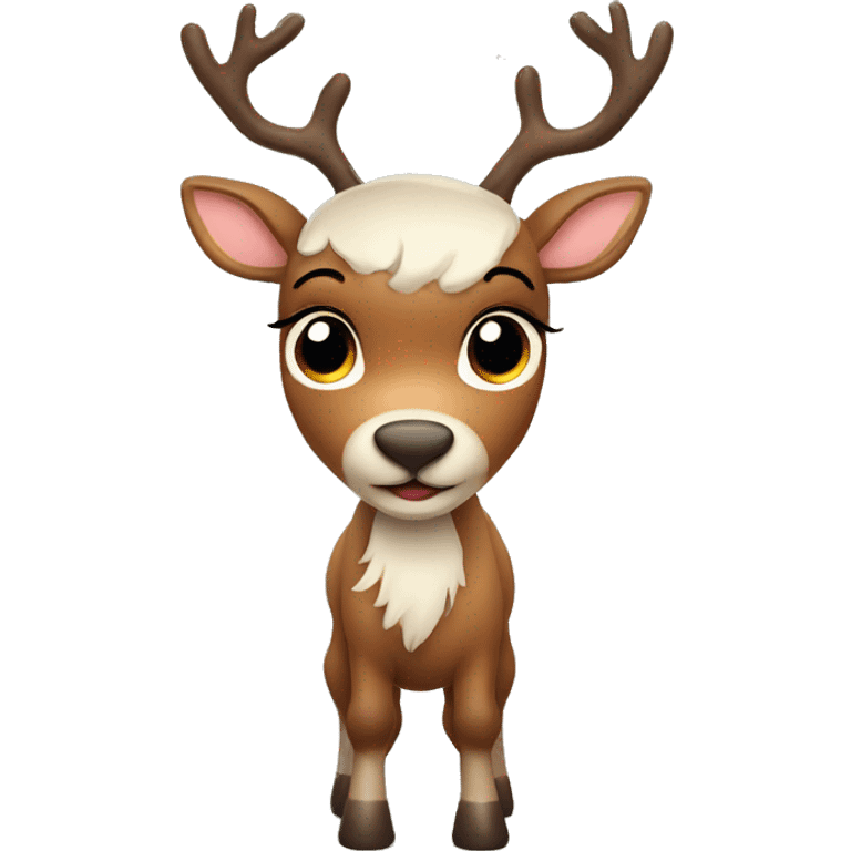 cute reindeer  emoji