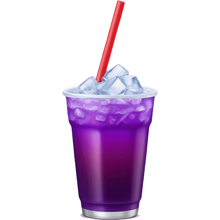 purple drink with ice red cup emoji