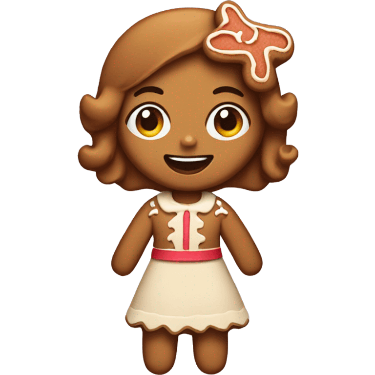 Gingerbread girl  emoji