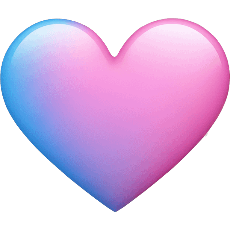 pink and blue heart emoji