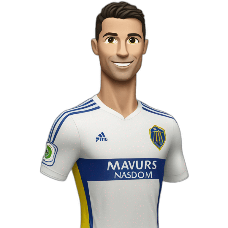 cristiano ronaldoavec un maillot de al nassr emoji