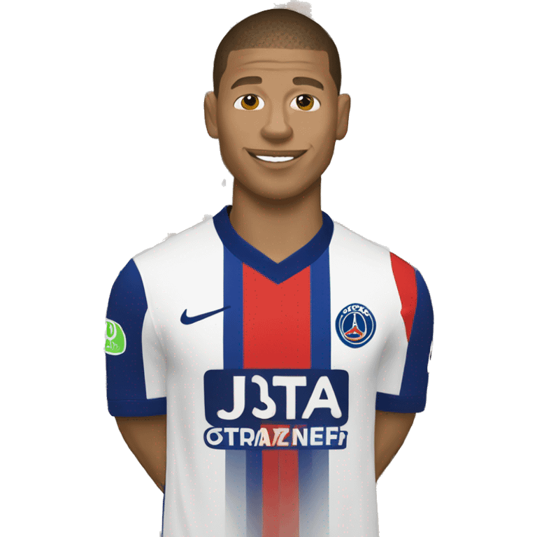 Emojis Mbappé qui sourit  emoji