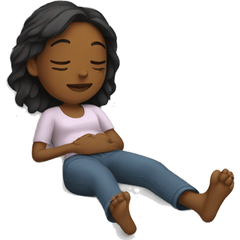 girl relaxing emoji