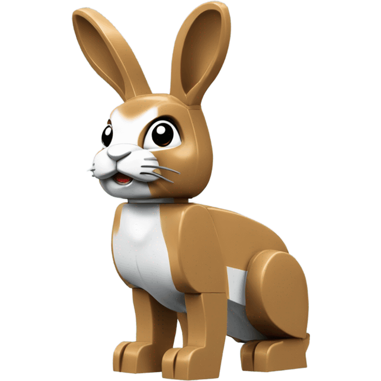 Rabbit lego toy emoji