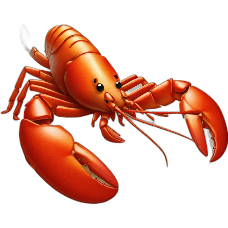 Lobster on holiday emoji