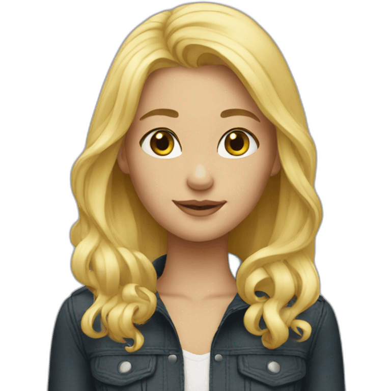 Blonde girls emoji