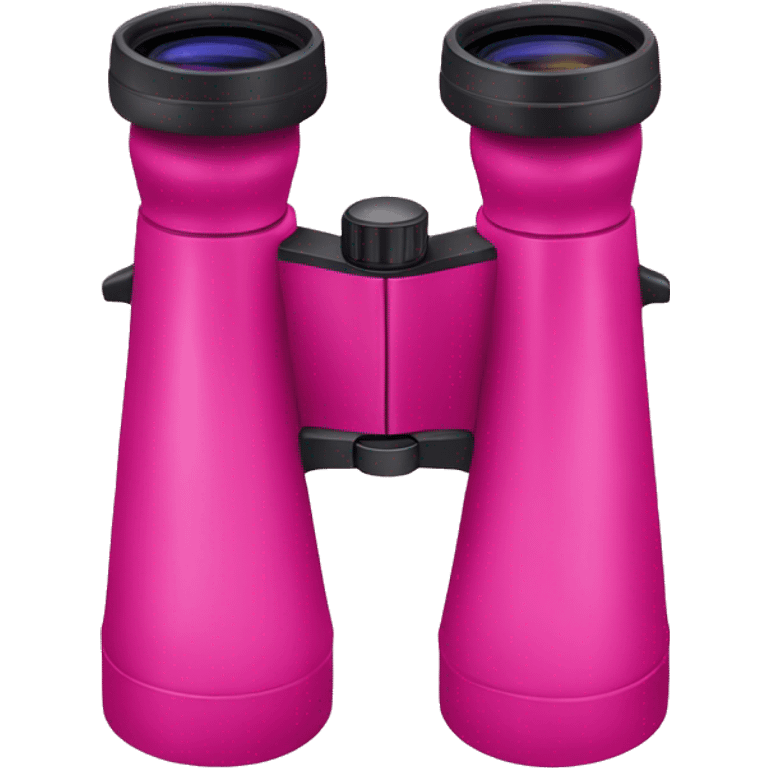 Realistic pair of hot pink binoculars  emoji