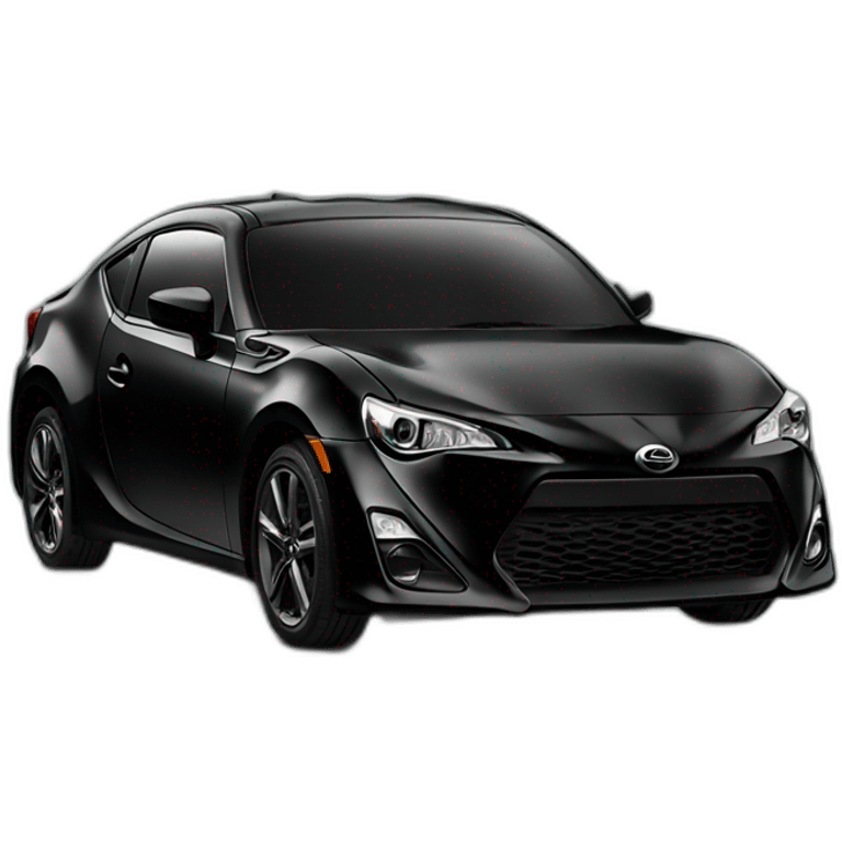 Scion black car emoji