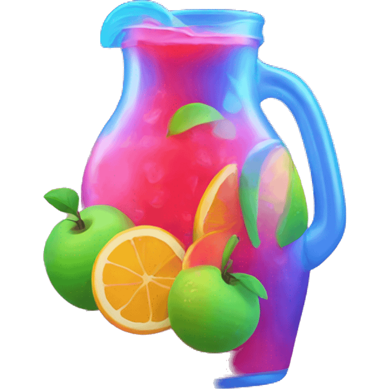 Neon fruit punch  emoji