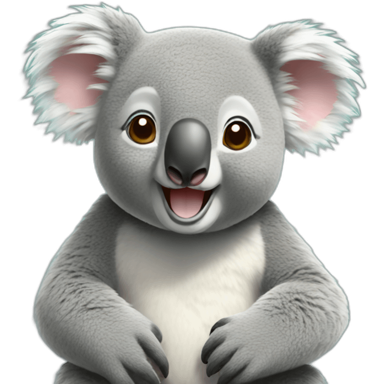 Koala-party emoji