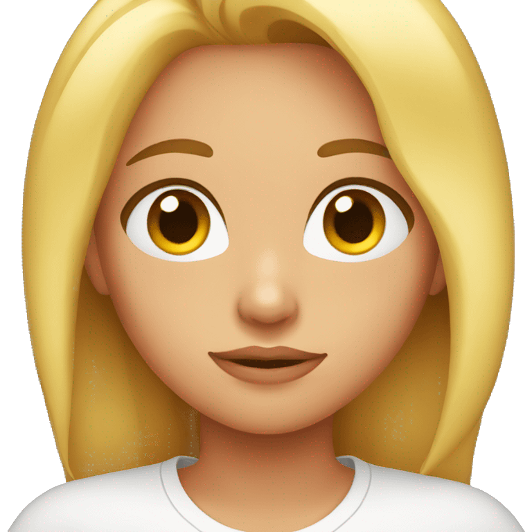 Rubia pelo rojo  emoji