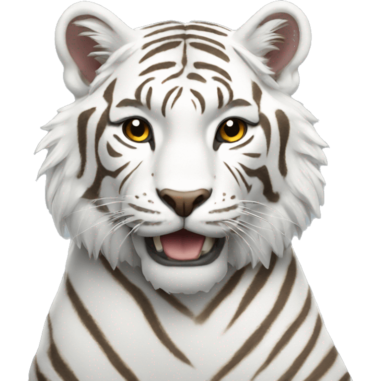 white tige emoji