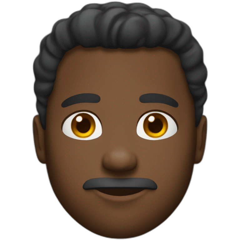 Black man pilote emoji