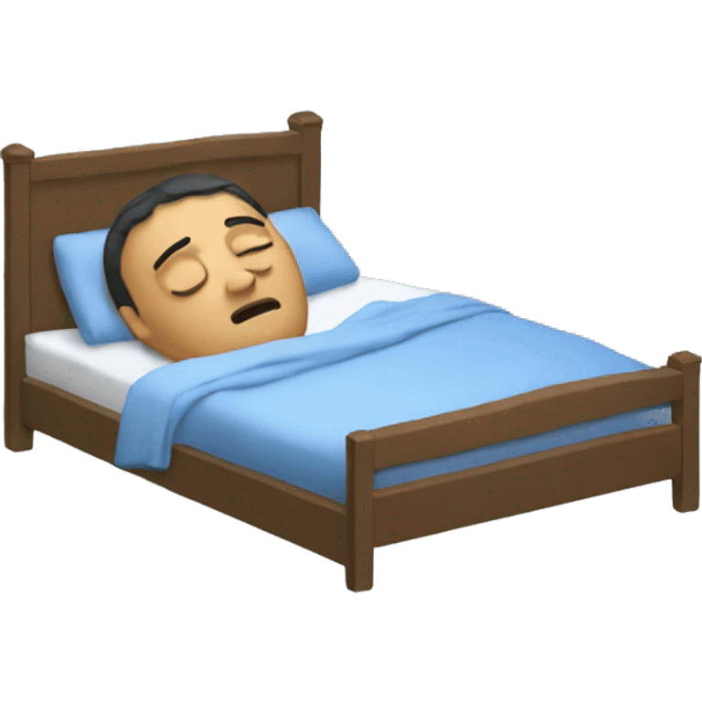 Sleep man sleep emoji