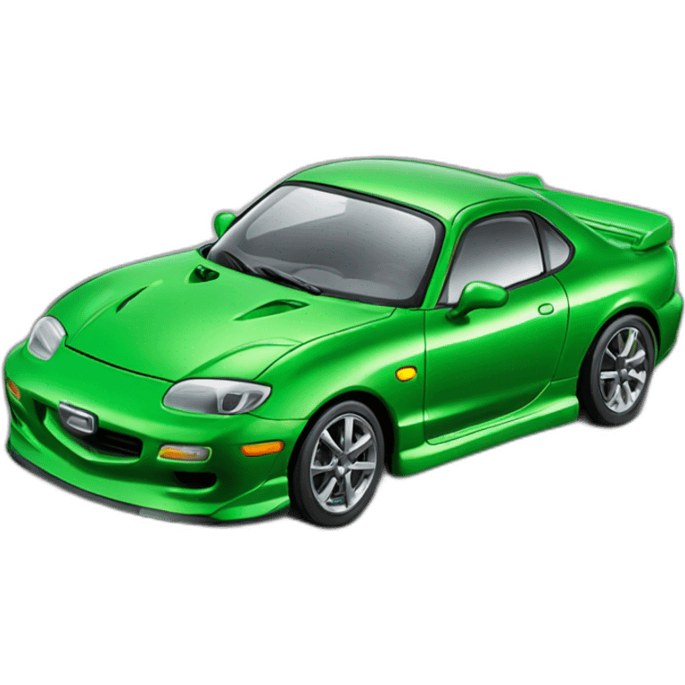 Hot wheels Mazda Sport verde emoji