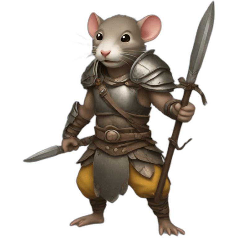 rat warrior emoji