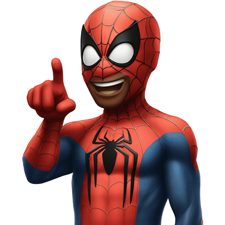 the spiderman pointing meme emoji