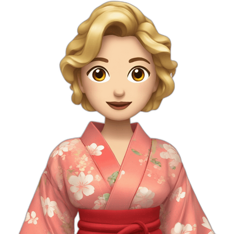 giorgia meloni kimono emoji