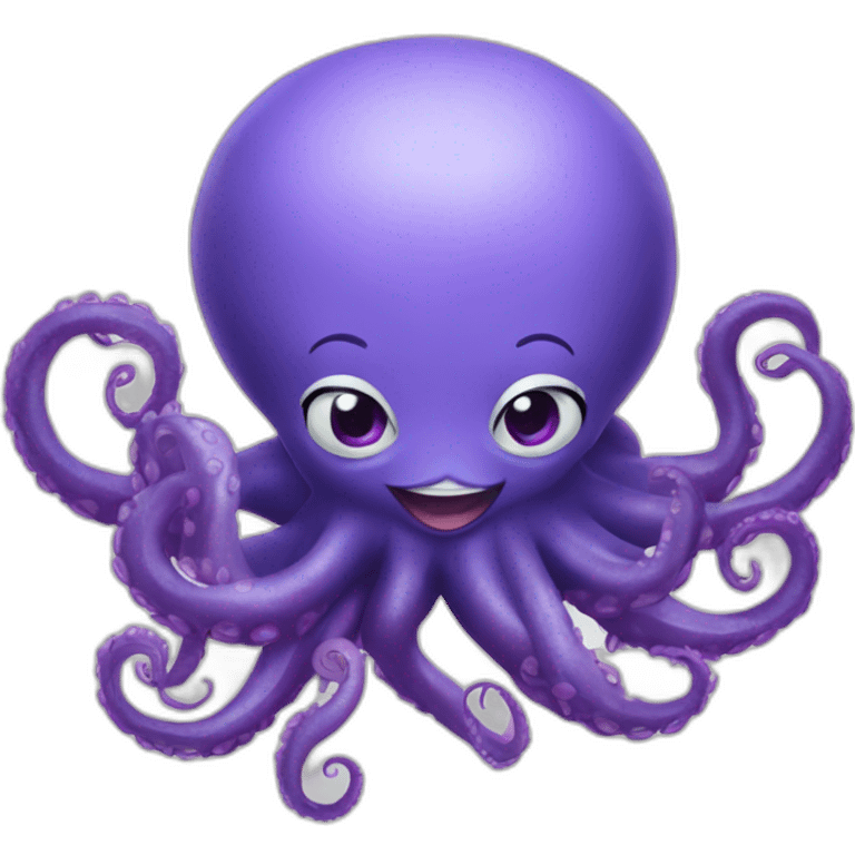 Ursula the little mermaid full body octopus emoji