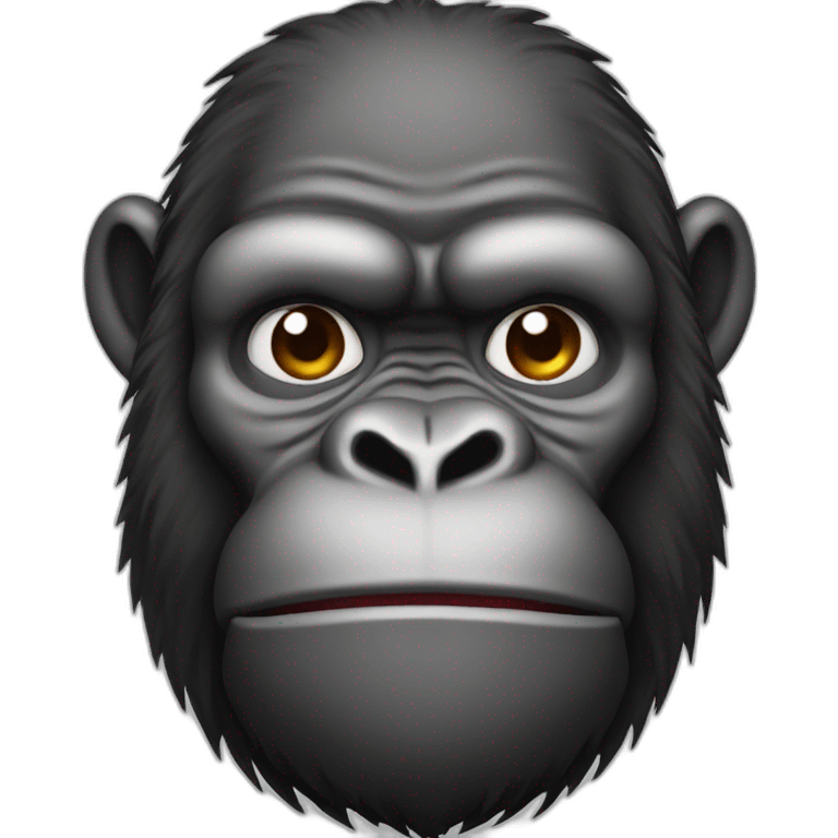 Gorilla santa upper body emoji