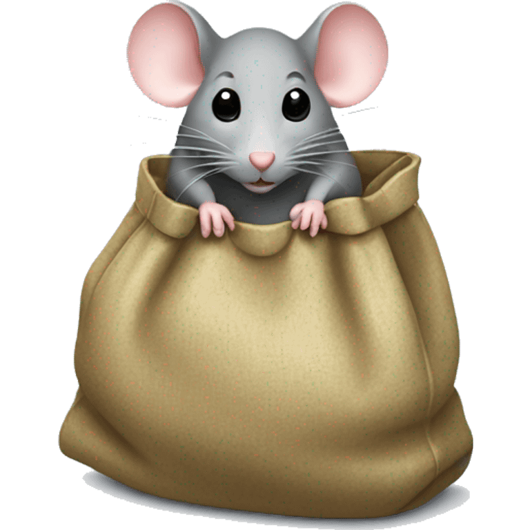 mouse with a bag of money emoji