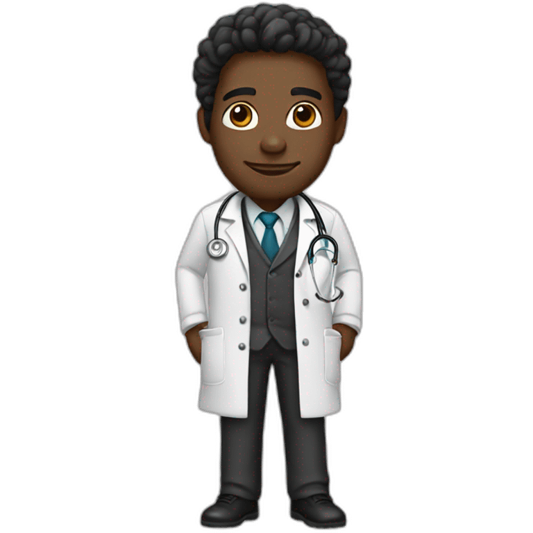 Black doctor emoji