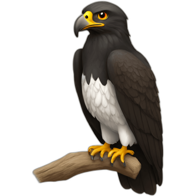 Buzzard-black-one-peruvian emoji