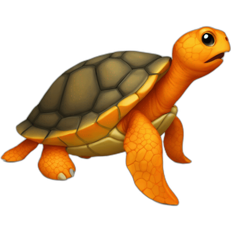 orange turtle emoji