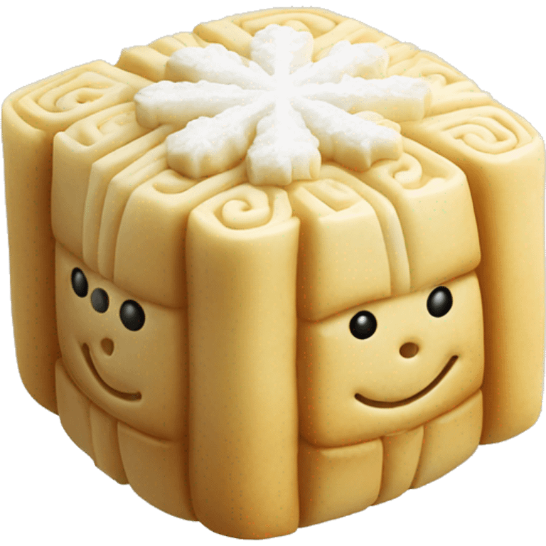 Snowskin mooncake emoji