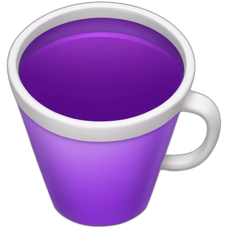 cup with purple juice emoji