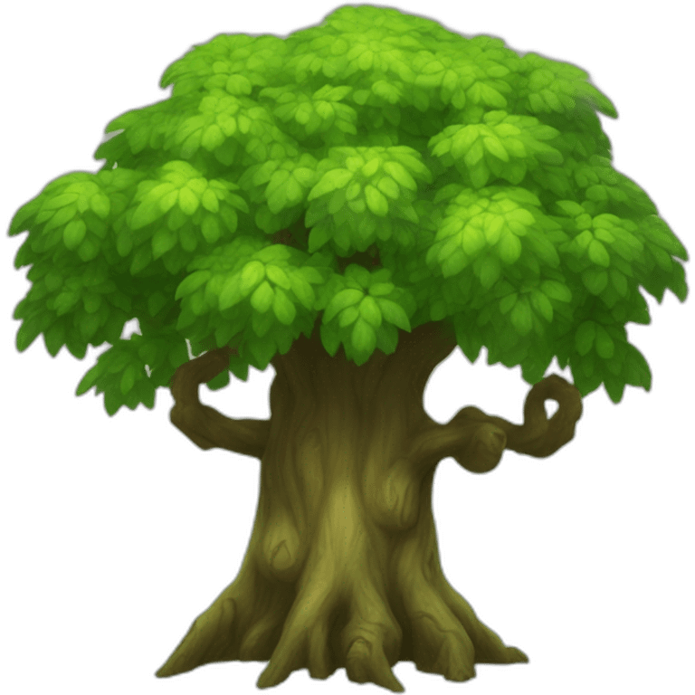 The mana tree emoji