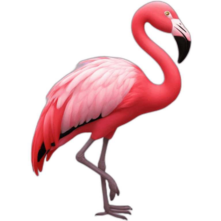 Flamant rose emoji