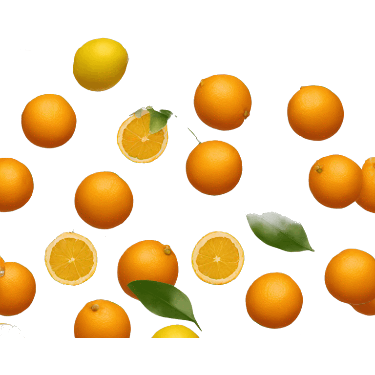 Oranges and lemons emoji