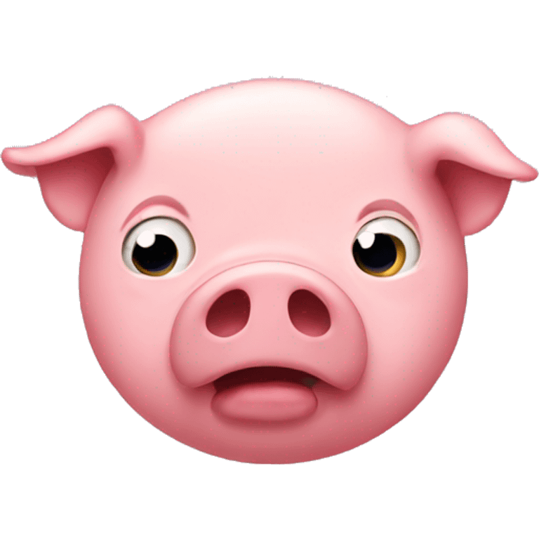 fart from pig emoji