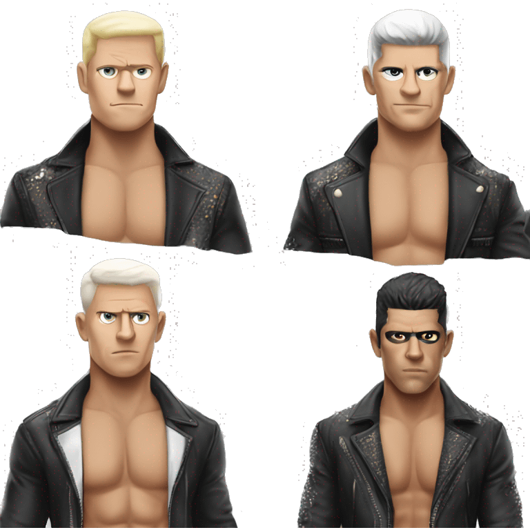 CODY RHODES ENOJADO emoji